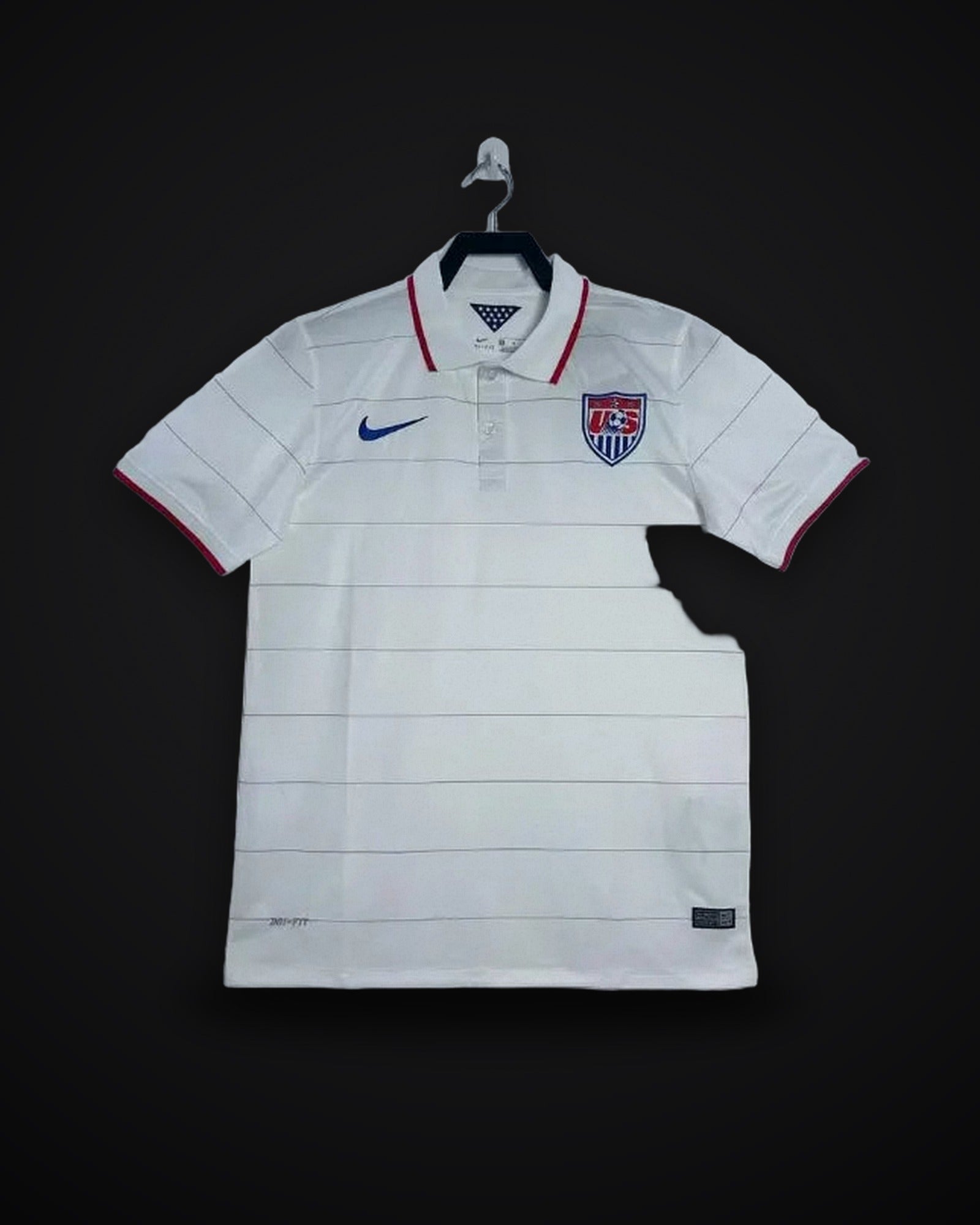 2014 Retro United States  Home Soccer Shirt