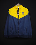 2021 Windbreaker Blue-Yellow Boca Juniors Jersey